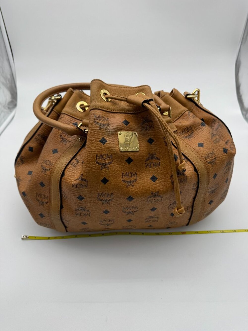 MCM Drawstring Handbag